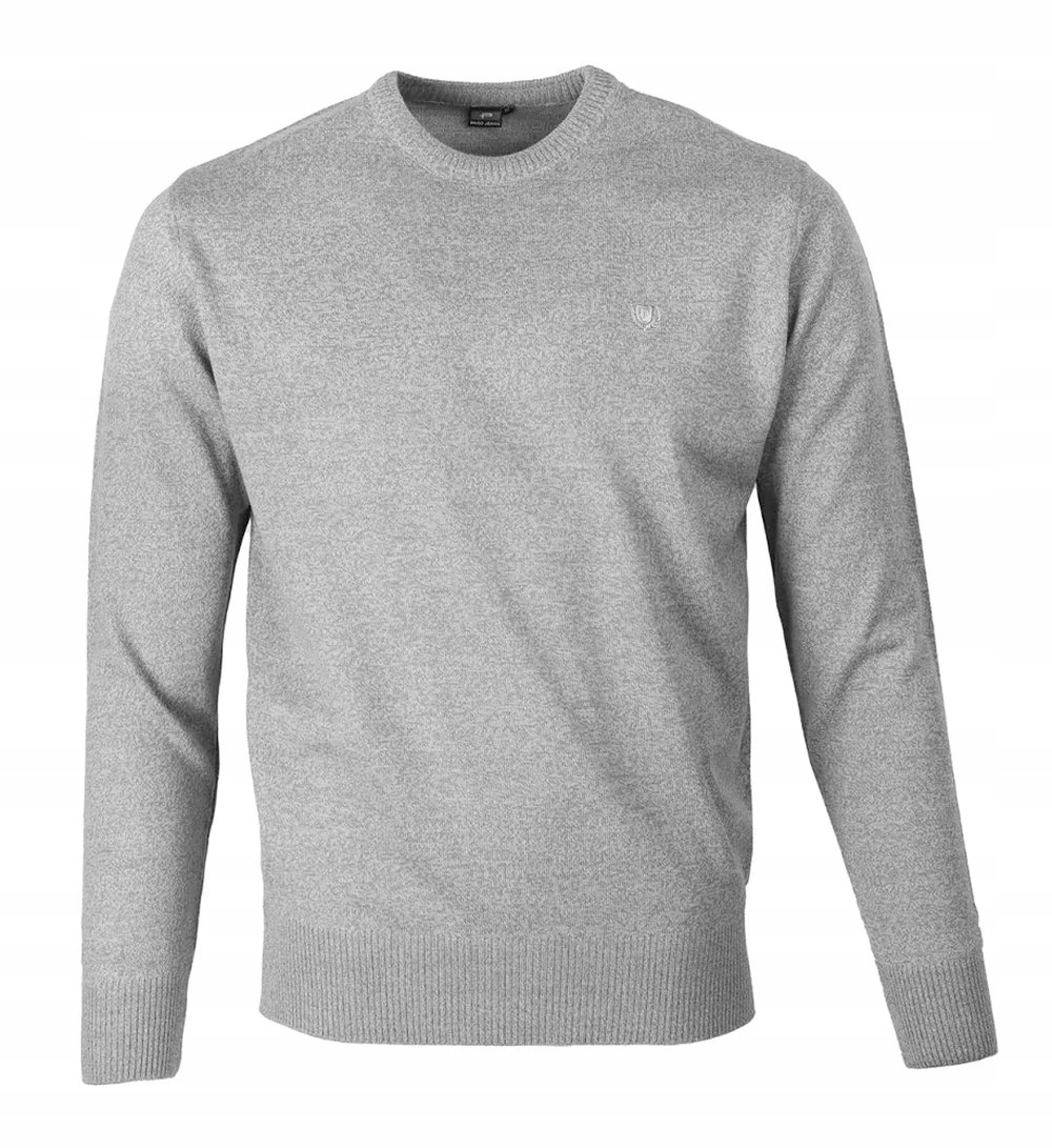 Vlněný pologolf Pako Jeans popelavý XXL