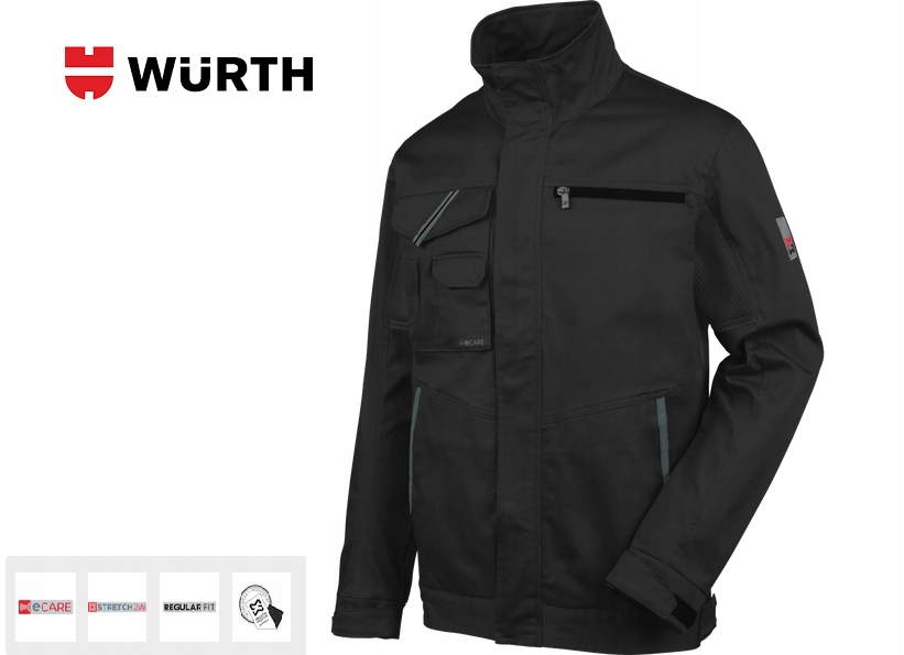 Bluza Robocza Wurth.stretch X Black R.l
