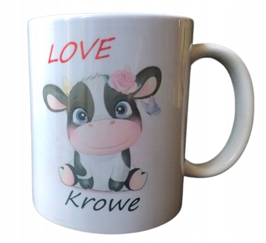 

Kubek Love Krowe zabawny kubek dla miłośnika krów