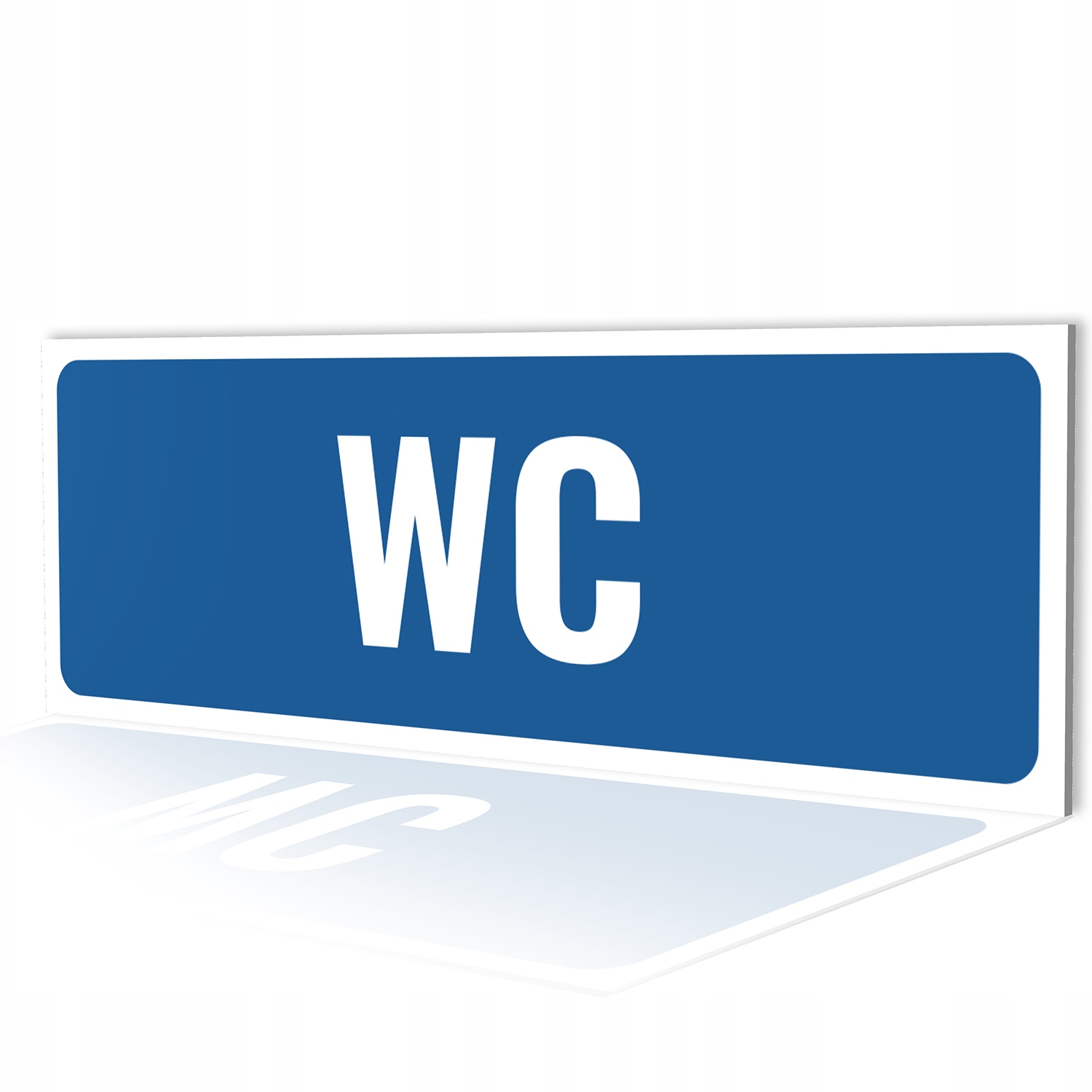 TABLICZKA TOALETA TABLICZKA WC ZNAK TOALETA ZNAK WC PCV 10x30