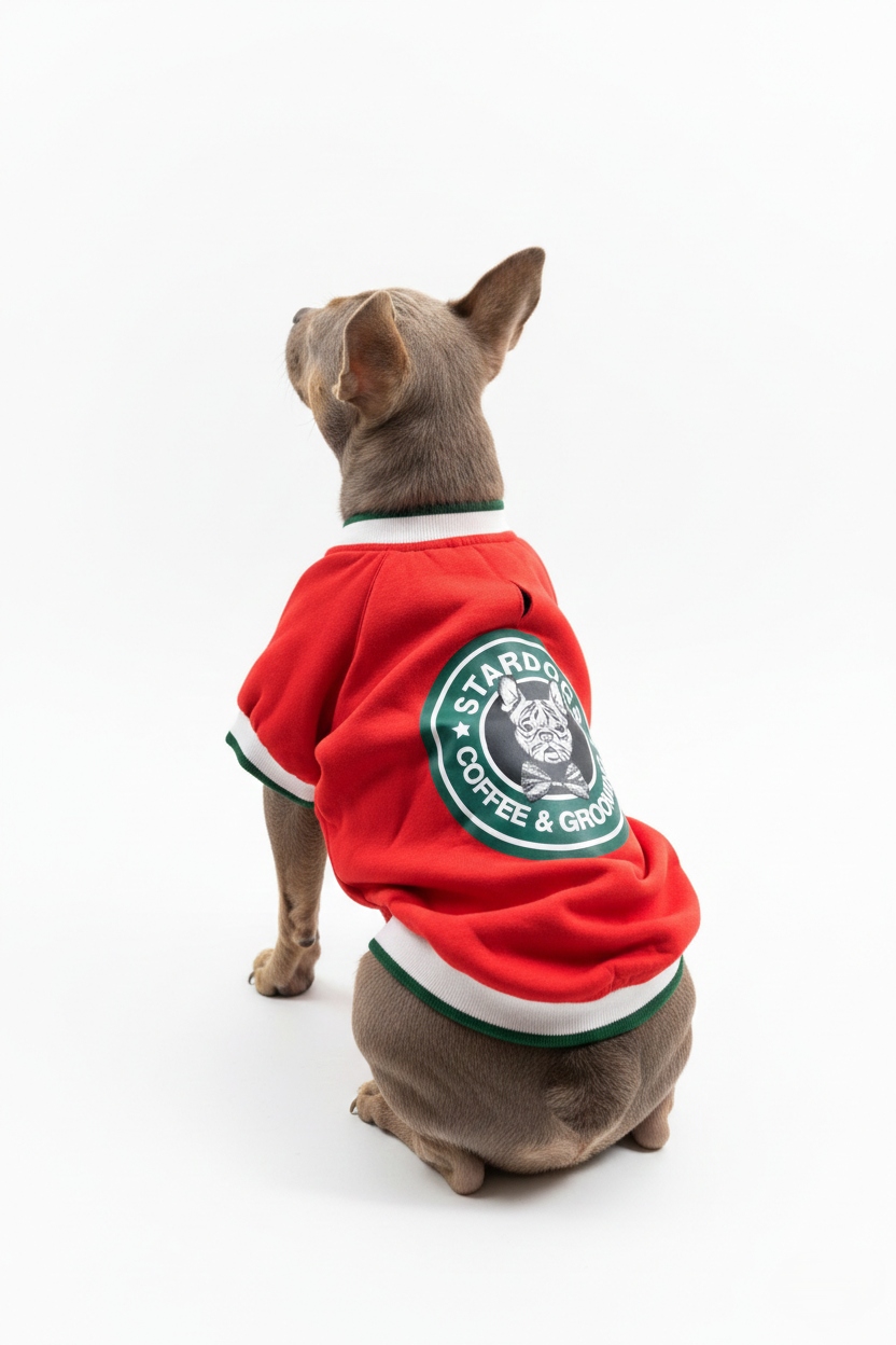 Levně Mikina Pro Psa Oblečení 100% Bavlna Francouzský Buldoček Mops Teplákovka Svetr M