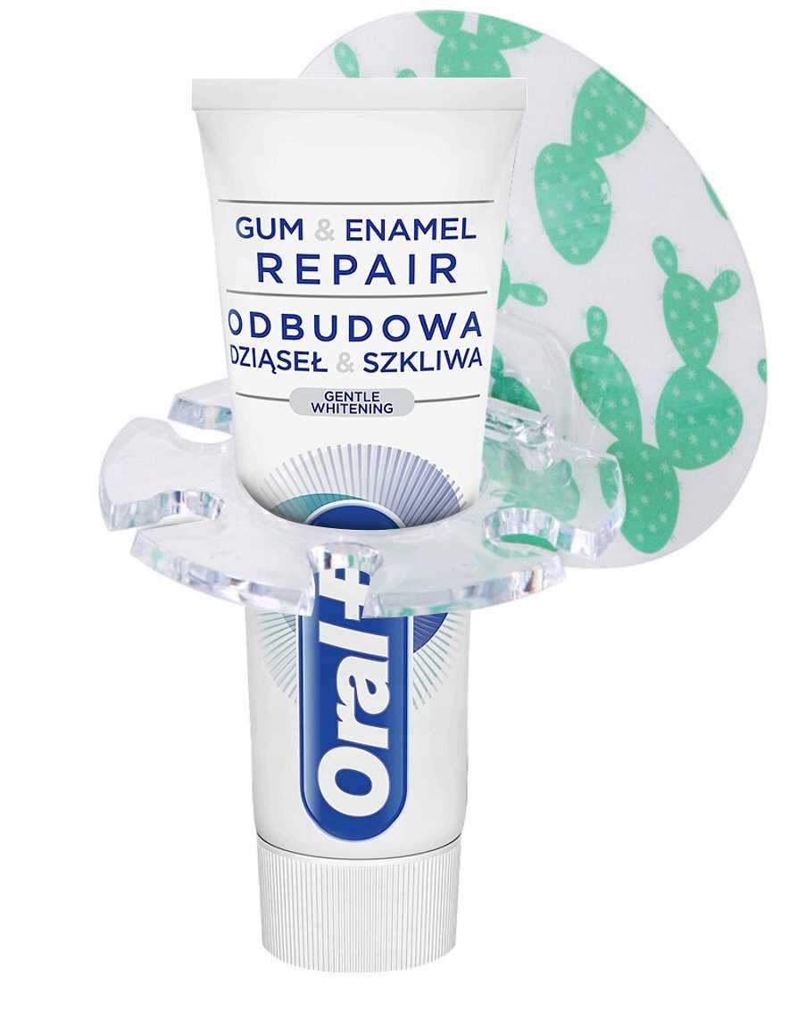 

Uchwyt Samoprzylepny Na Pastę Końcówki Oral-b