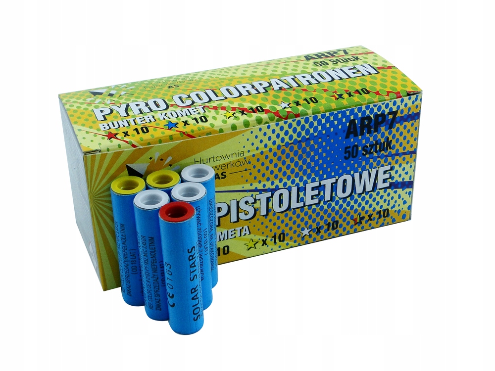 

Race Pistoletowe Kolorowa Kometa ARP7 50 SZTUK0