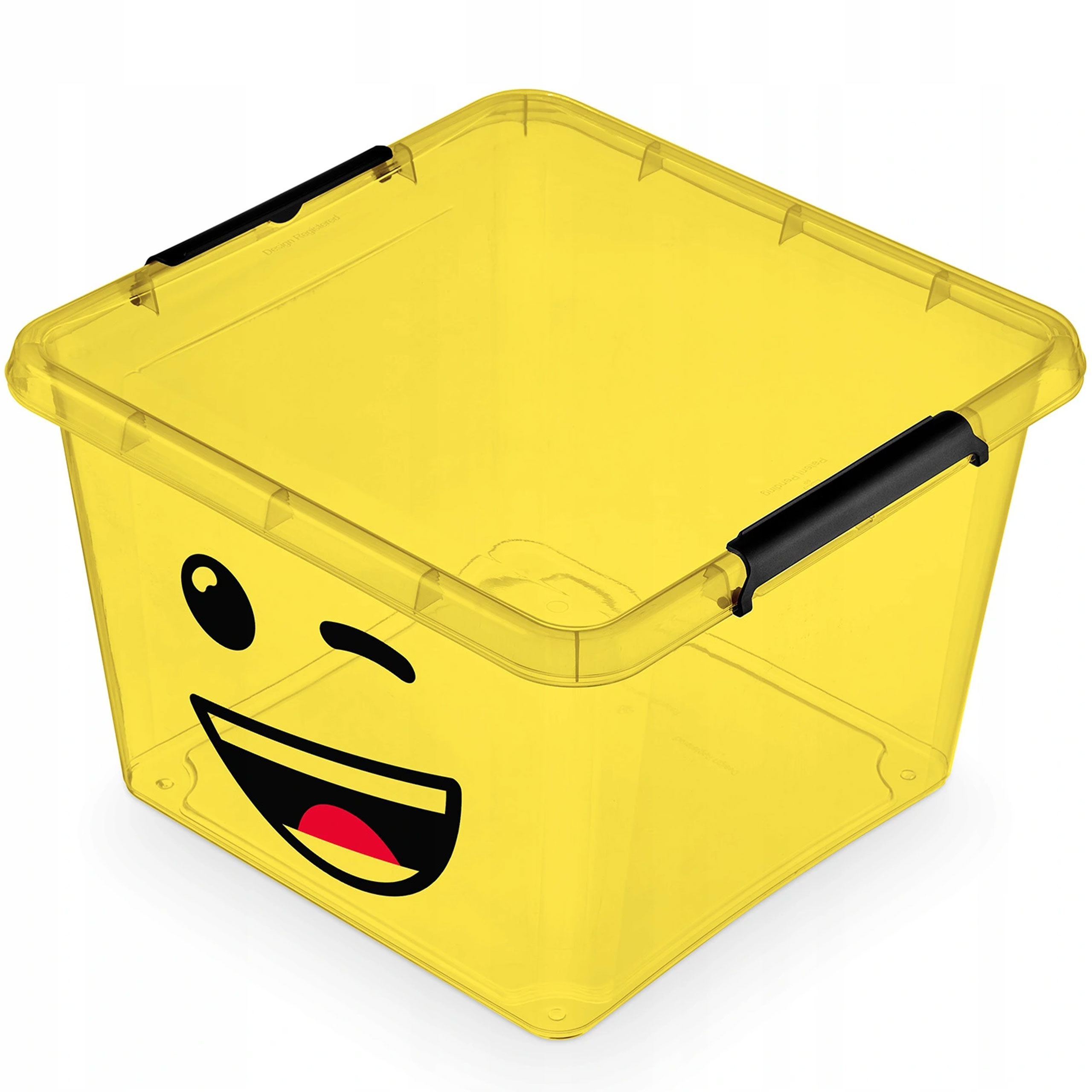 

Pojemnik Plastikowy Z Pokrywą Organizer Kosz 32L