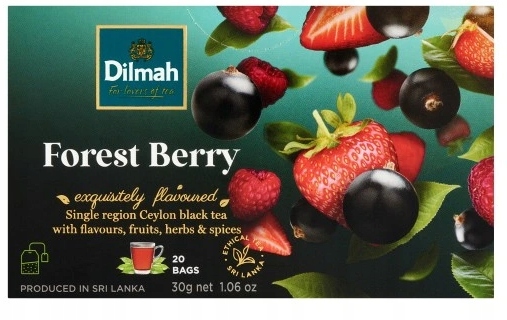 12 Sztuk Dilmah Herbata Forest Berry 20TB
