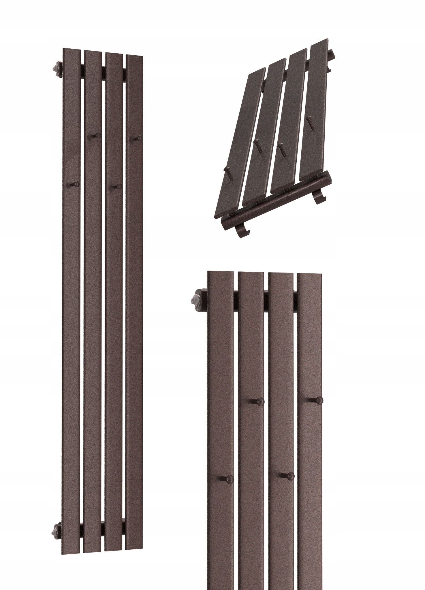 Dekorativní Radiátor Bellohook 120x30 Bordo