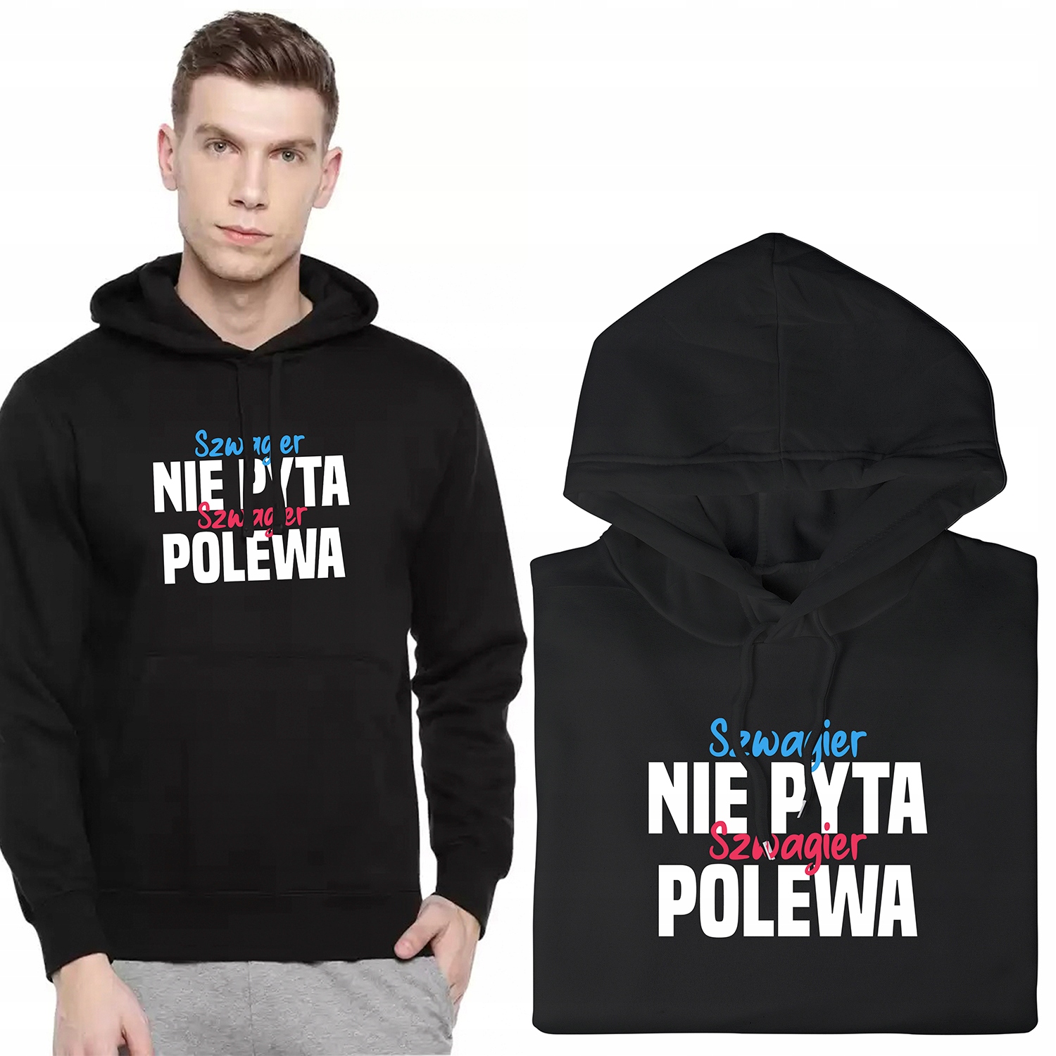 pánská mikina s kapucí pro Švagra Vzory MiX M