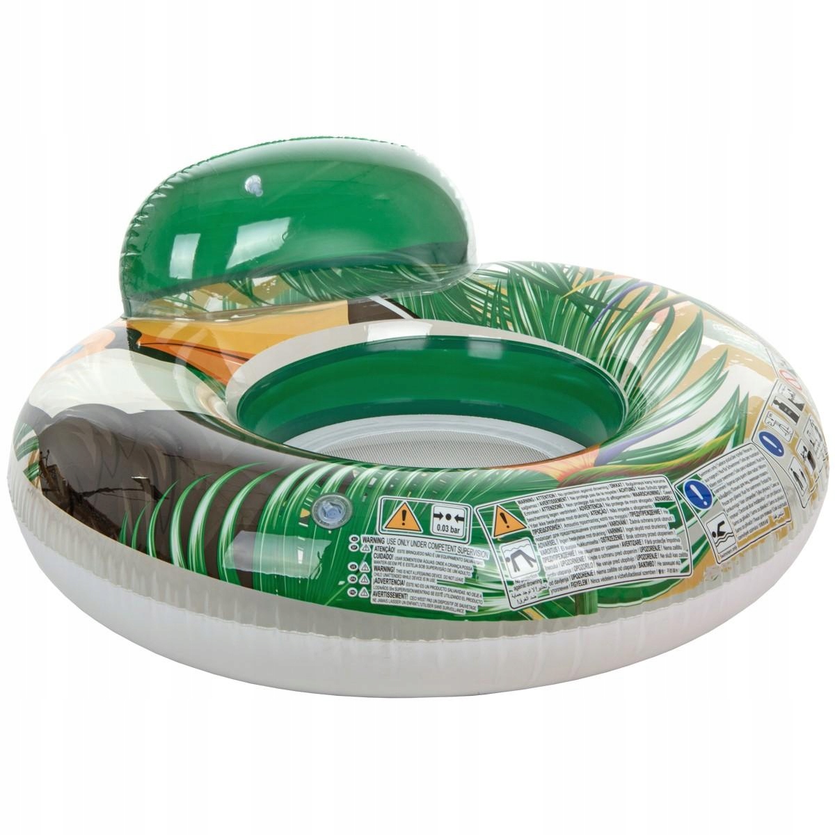 DMUCHANY LEŻAK FOTEL WODNY 106CM 35005 - ZIELONY