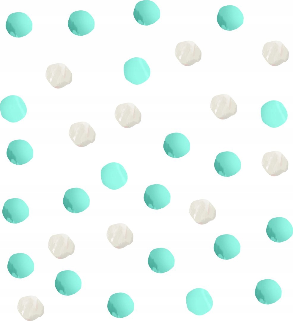 PASTELOWE GROSZKI KROPKI NAKLEJKI NA ŚCIANĘ 84SZT. Bohater brak