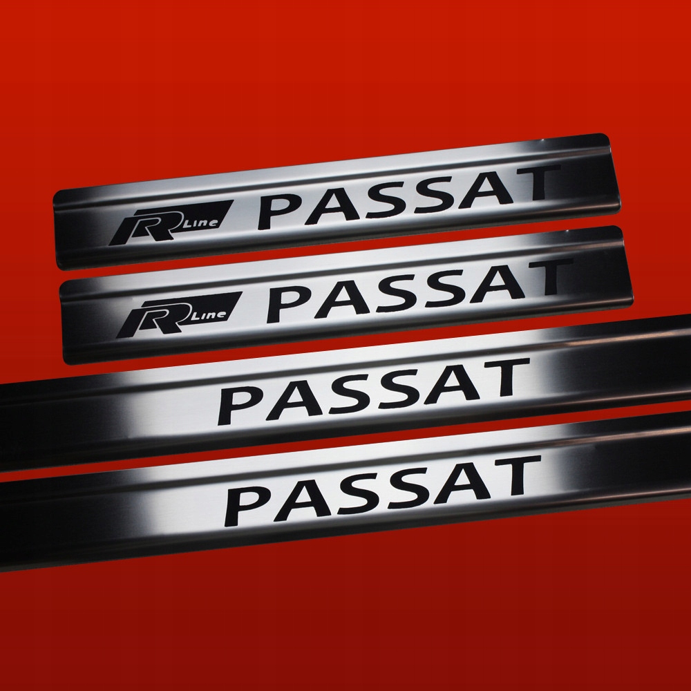VOLKSWAGEN PASSAT B6 Nakładki progowe PASSAT RLINE 304 stal nierdzewna Napi
