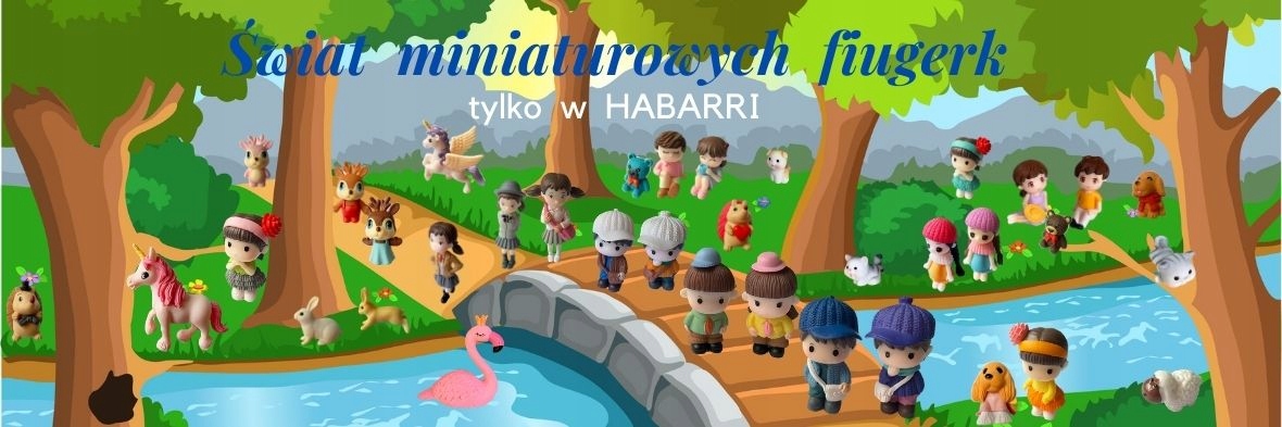 Miniaturowy domek Błękitne retro Wysokość produktu 9.5 cm