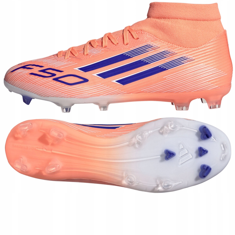 Adidas F50 League MID Fg/mg (44 2/3) Boty Lanki Unisex Oranžová