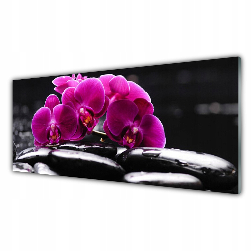 

Fotoobraz akryl 125x50 Kamienie Zen Orchidea Spa