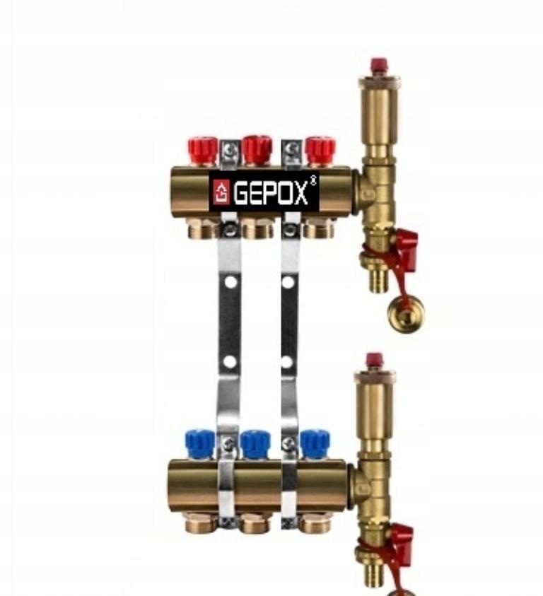 Rozdělovač 3 okruhů pro ústřední vytápění