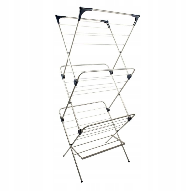 Sušák Na Prádlo Ocelová Vertikální Praktická Skládací Lehká Kompaktní
