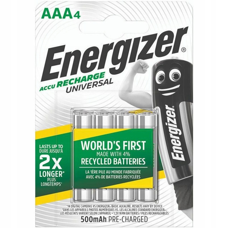 Akumulatorki Energizer Universal Aaa HR3 500mAh (4)