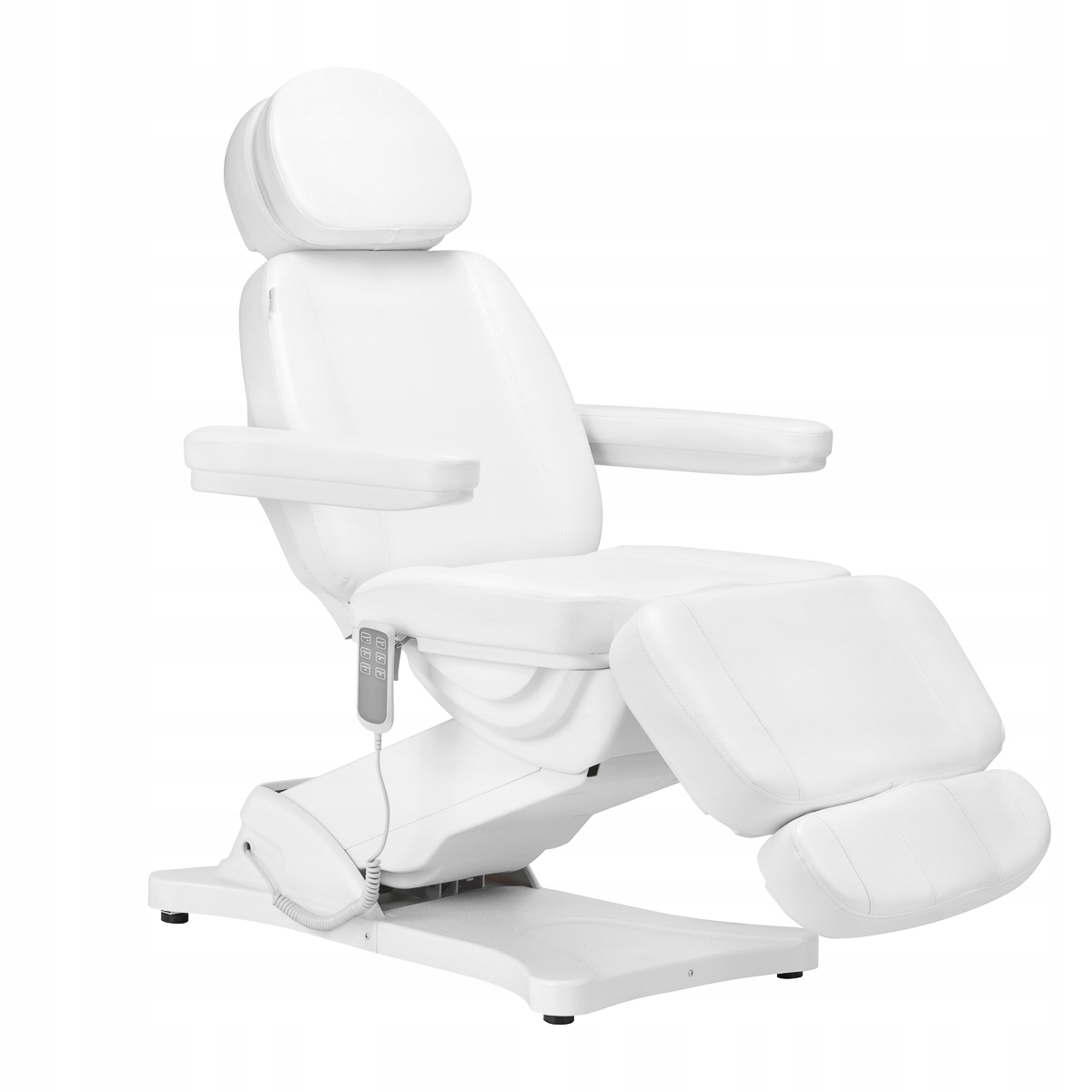 Elektrické kosmetické křeslo Sillon Classic 3 motory, bílá barva