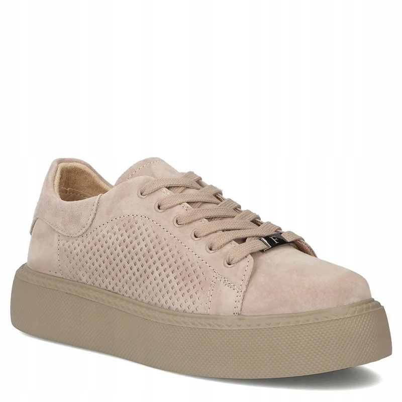 Filippo DP7502 Béžové Kožené Tenisky 37