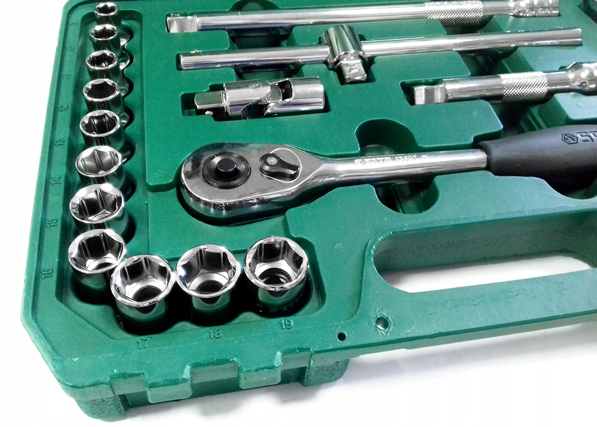 SATA ST09060-6SJ ZESTAW NARZĘDZI 1/2'' w walizce - 24 elementy Kod producenta ST09060-6SJ