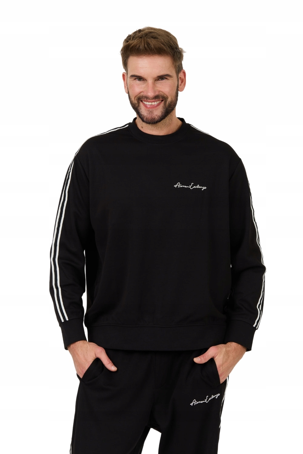 Armani Exchange Černá mikina XL