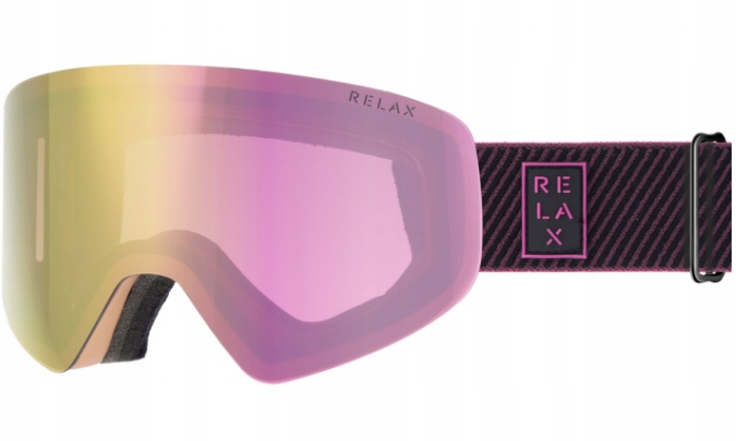 Gogle narciarskie Relax Sierra HTG61 pomarańczowy