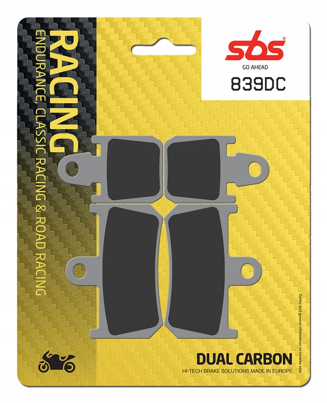 Brzdové Doštičky Sbs Dual Carbon 839DC