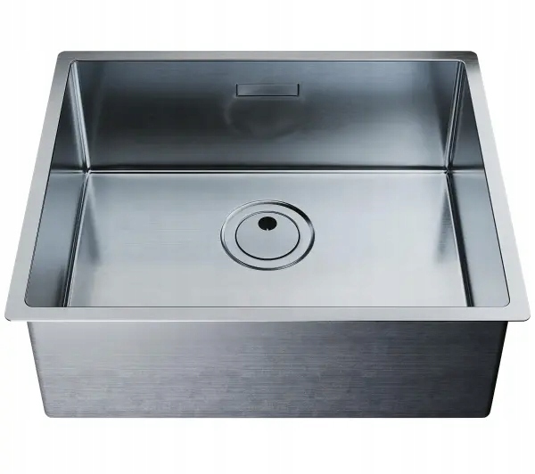 Zlewozmywak prostokątny Globalo Riwolo 50.1 Stalowy Inox