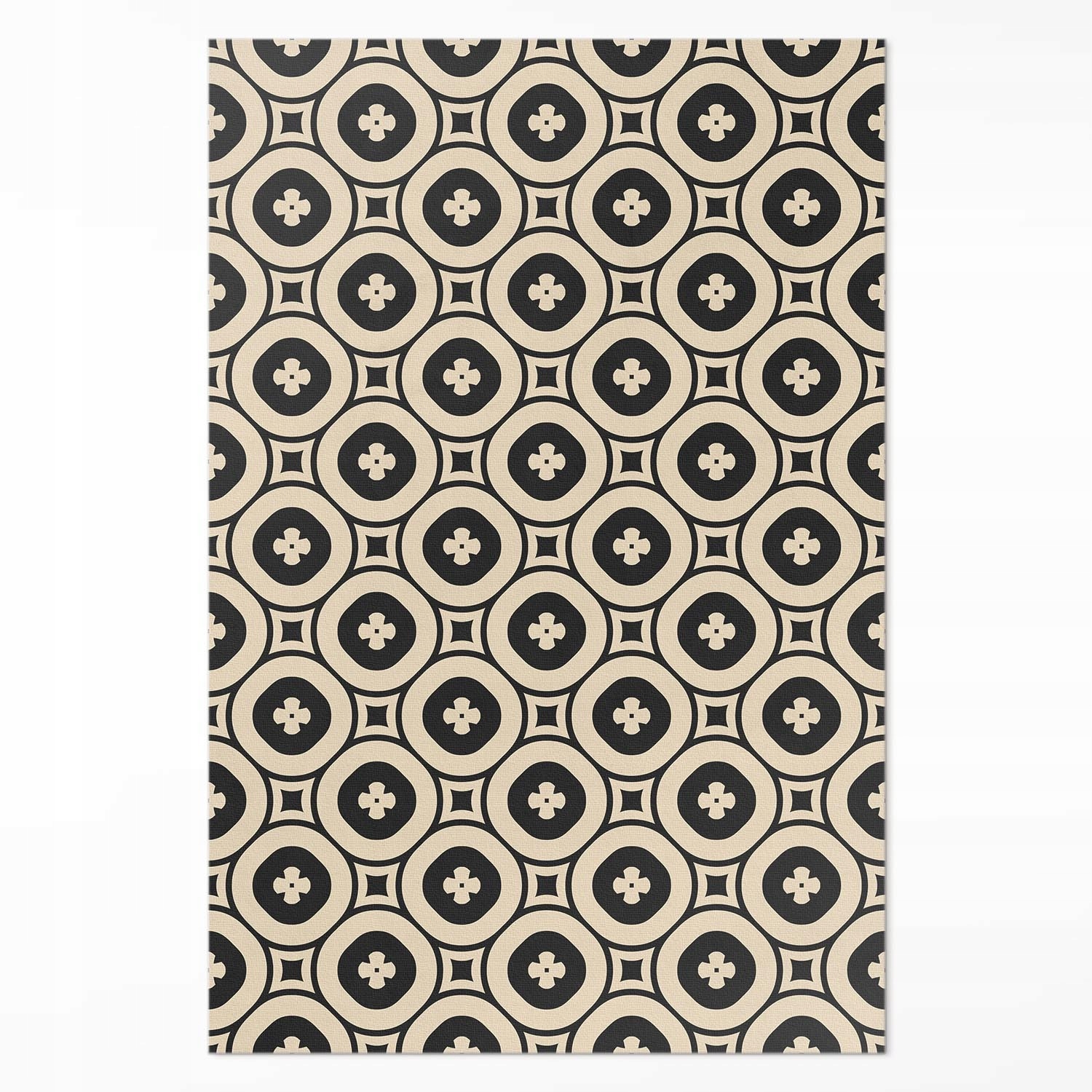 Vinylový Koberec Dekorativní do pracovny Geometrický dlaždicový vzor 60x90 cm