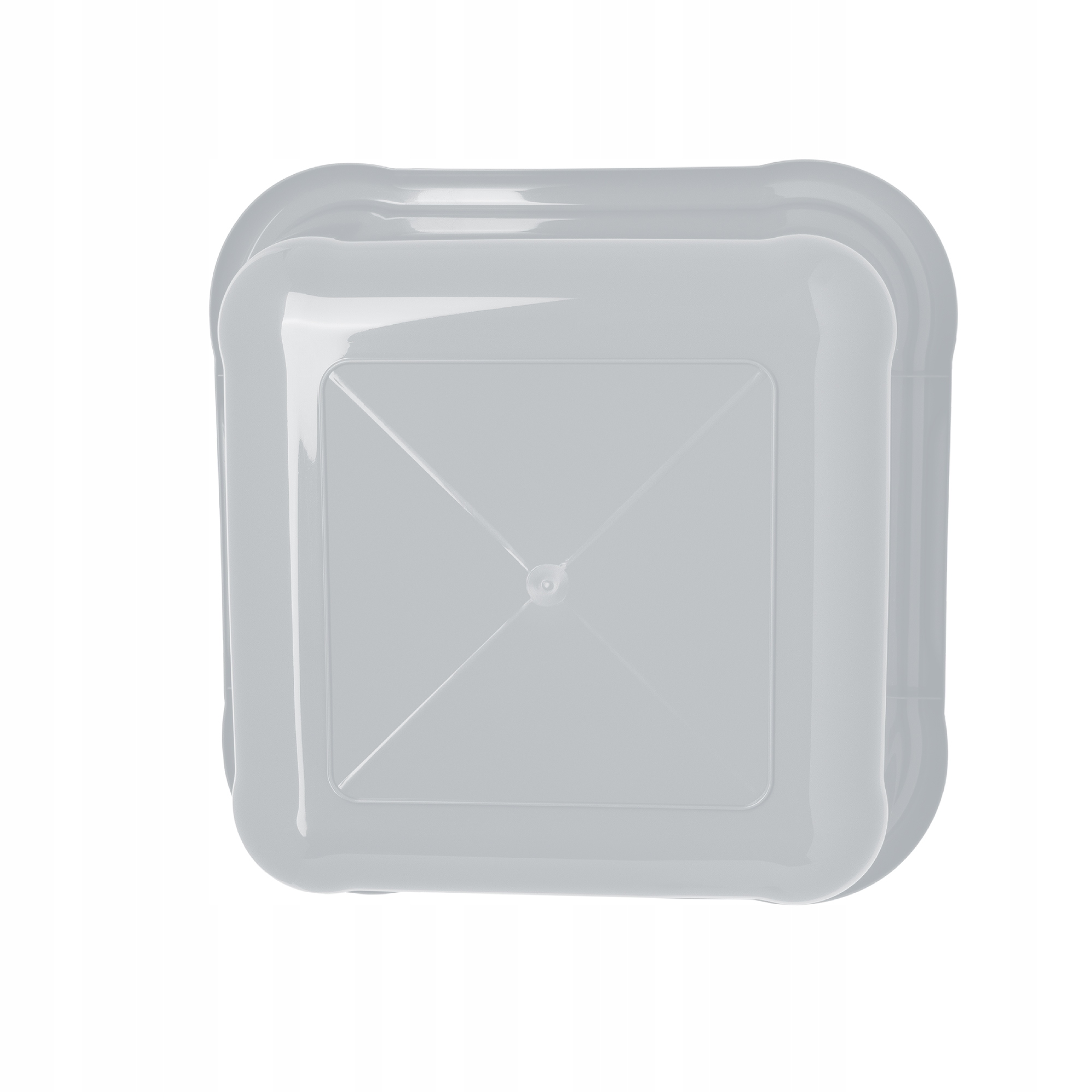 MISKA PLASTIKOWA KWADRATOWA 12L JASNY POPIEL NA PRANIE DUŻA UCHWYTY Pojemność 12 l