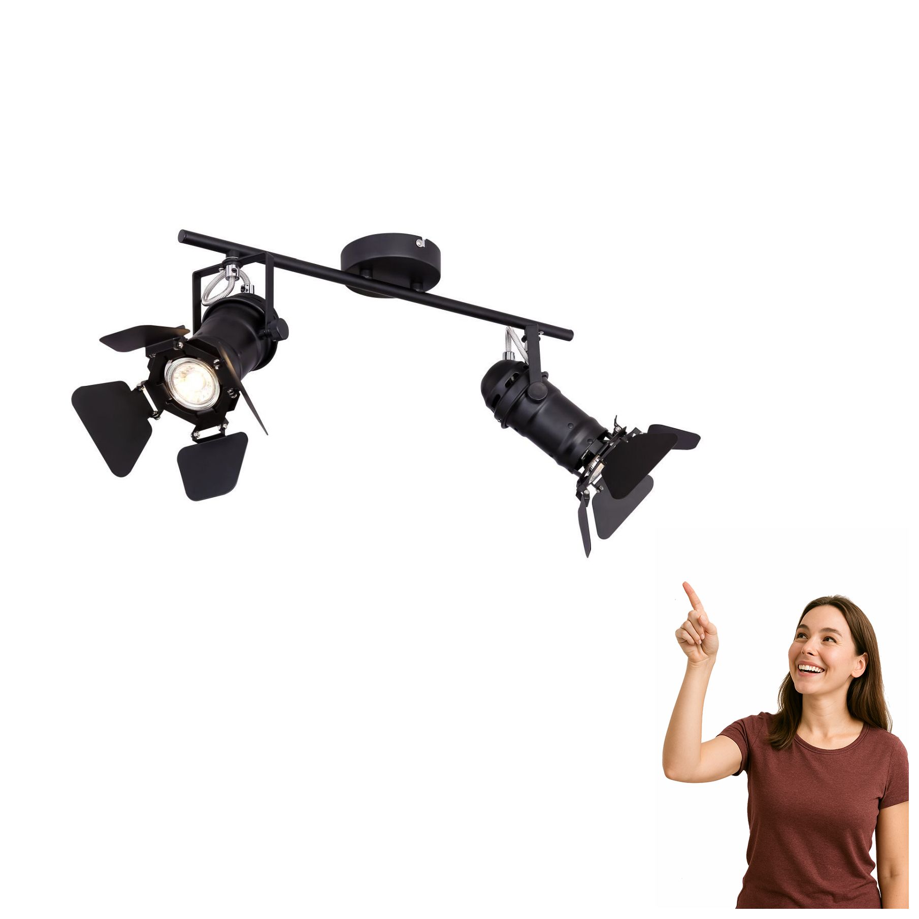 Lampa reflektor spot Egon 54650-2B Globo