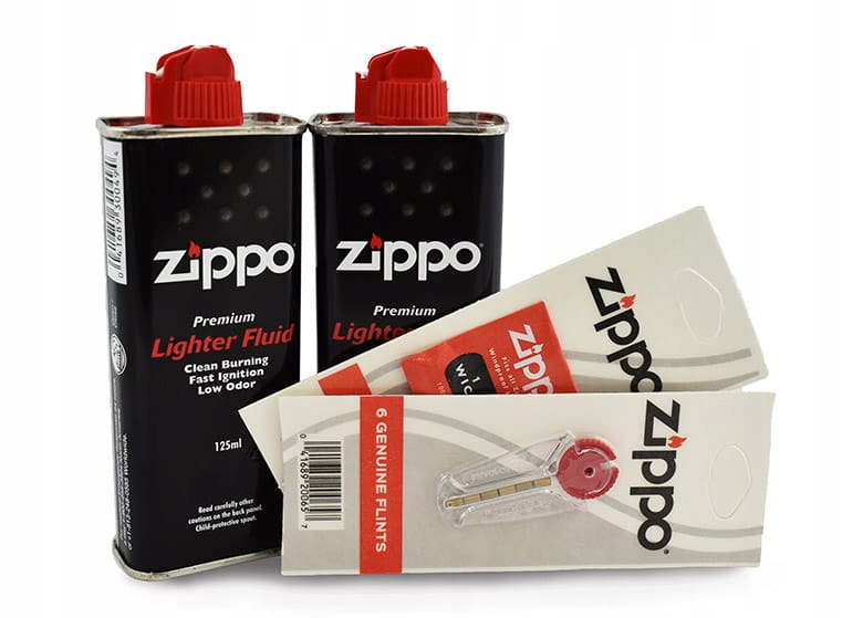 

Zestaw Zippo Akcesoria 2xBenzyna Knot Kamienie