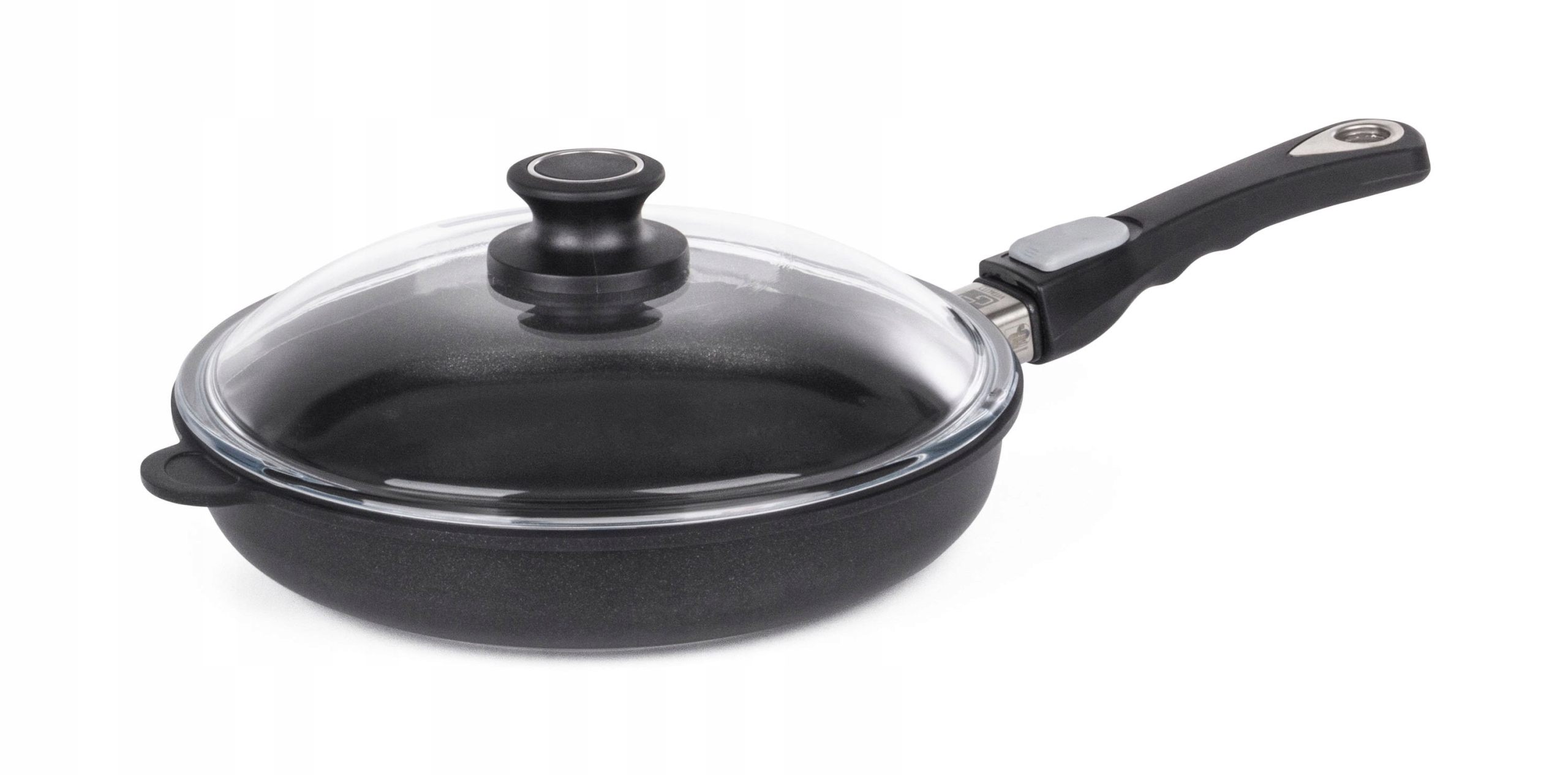 Hlboká panvica Prime 26 cm s pokrievkou a odnímateľnou rukoväťou