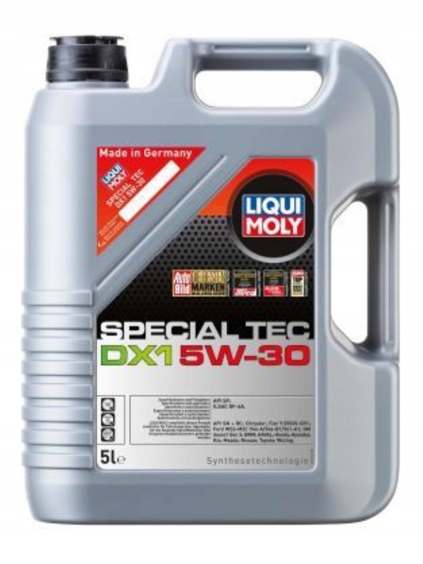 Olej Liqui Moly 5V30 5 L Special Tec DX1 Dex 1 GEN2 Sn+/rc WSS-M2C 946-A