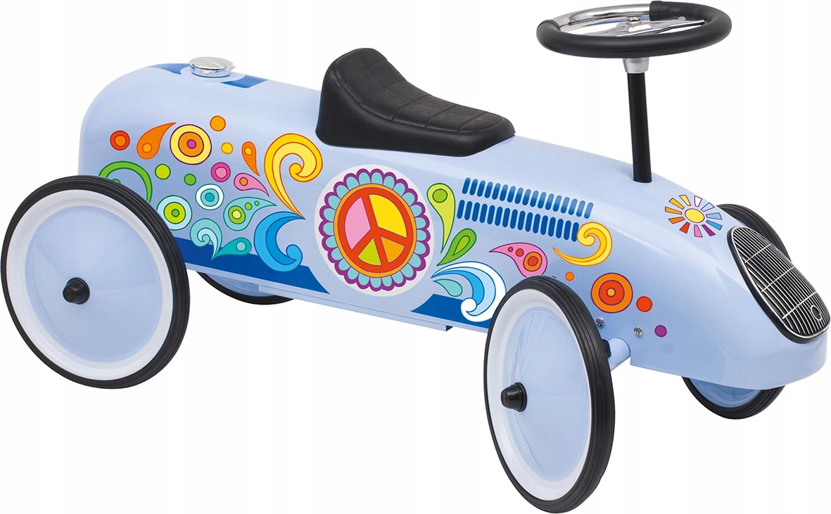 Goki jeździk Błękitny Lata 60 Pomysł na Roczek 12m+