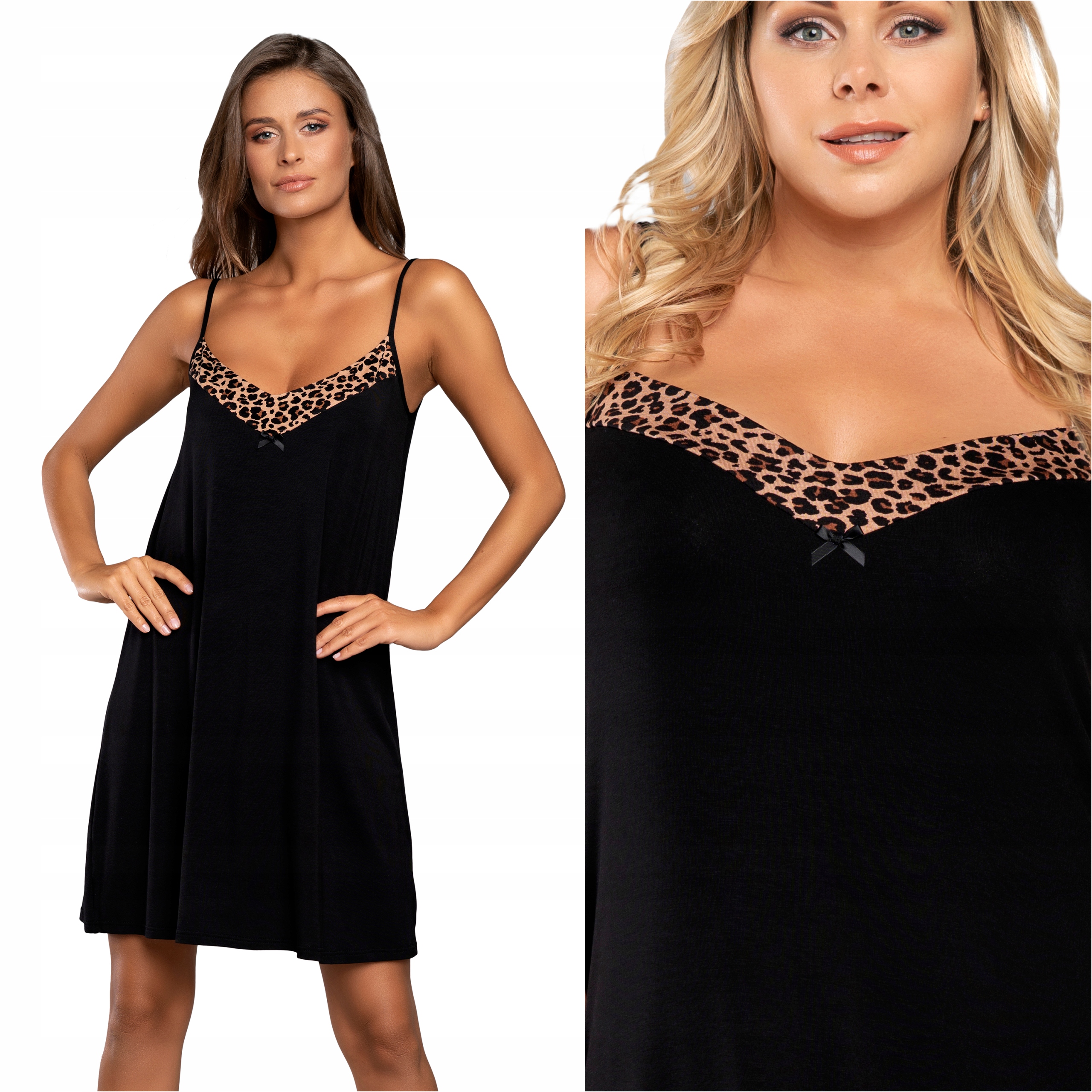 

Italian Fashion Eila koszula nocna z panterką 3XL