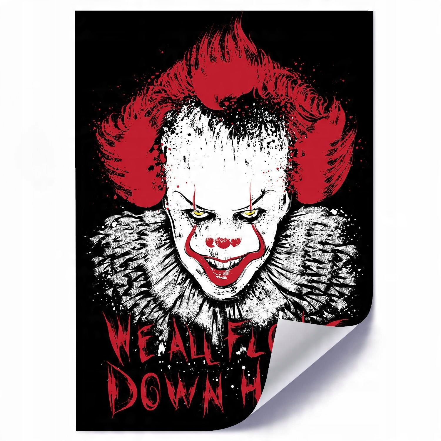 

Plakat Nowoczesny Do Salonu Straszny Clown 40x60