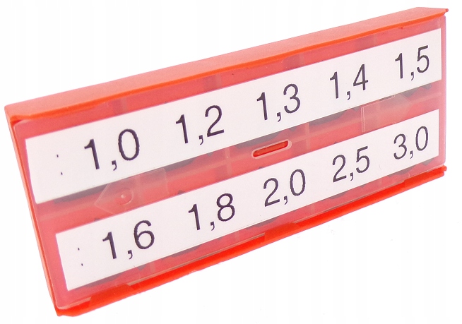 PŁYTKI 16ER DO PIERŚCIENI PŁYTKA DO KANAŁKÓW ROWKÓW ZEWNĘTRZNYCH 1- 3mm Kod producenta 16ER_1-3