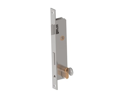 Zámek pro křídlovou bránu 40 x 40 mm osa 85 mm vložka