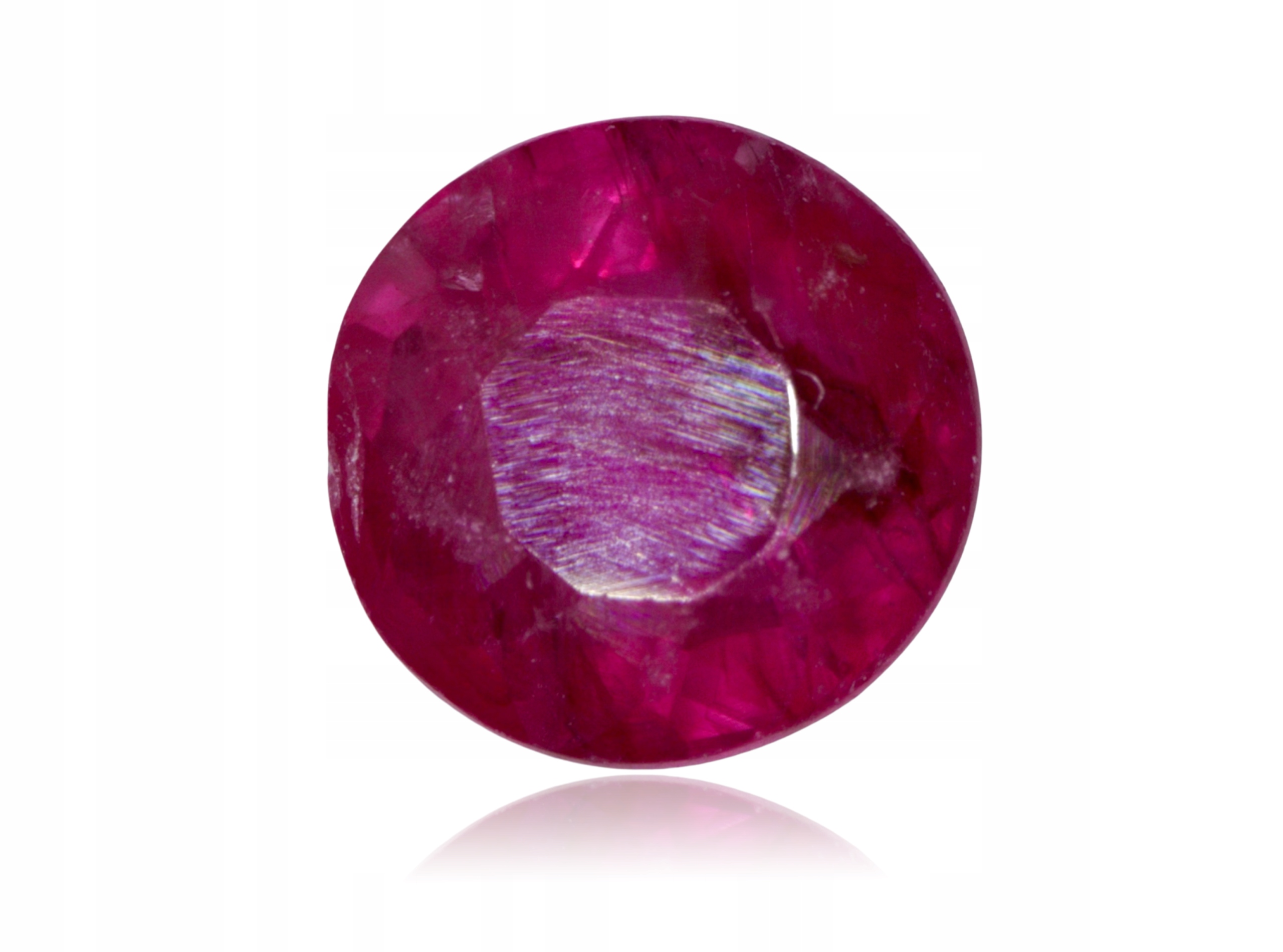 Rubín 0.50ct Kulatý Myanmar eCertifikát Wbd