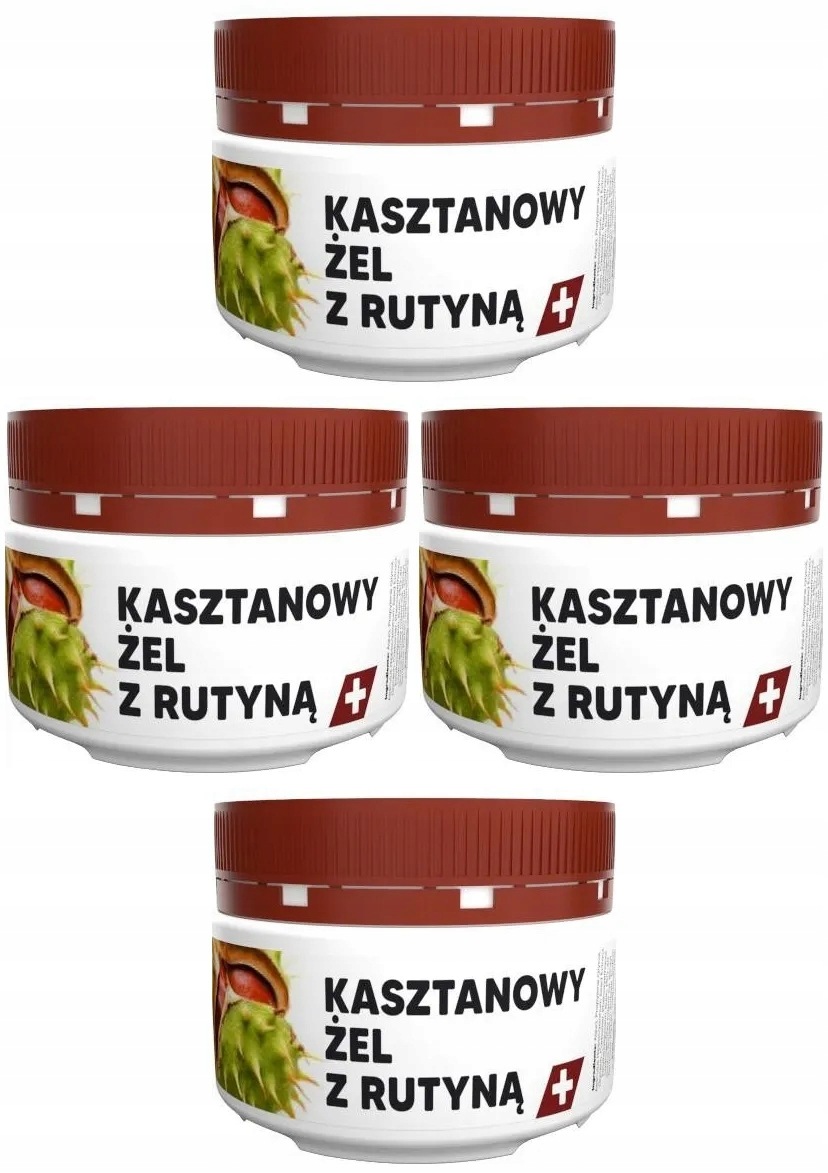 Virde Kasztanowy Żel Z Rutyną Żylaki Ciężkie Nogi 350g 50g