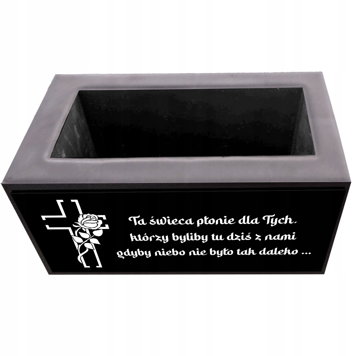 DONICZKA NA KWIATKI NA GRÓB CMENTARZ WSZYSTKICH ŚWIĘTYCH SERCE KRZYŻ ZNICZ Marka upominki_pl