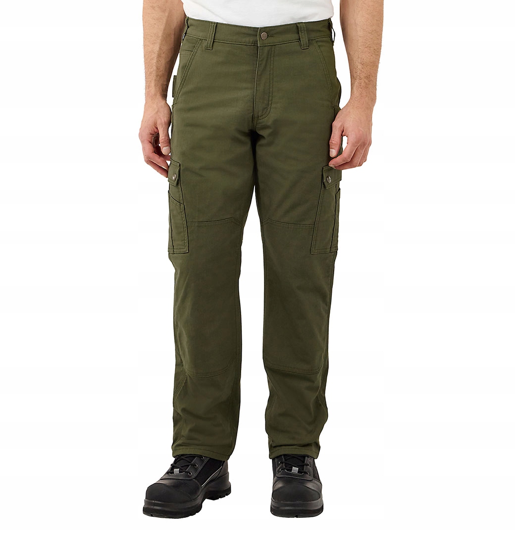 Zateplené kalhoty Carhartt Rugged Ripstop Basil
