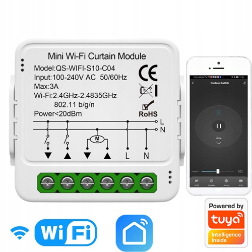 DOPUSZKOWY STEROWNIK ROLET WIFI TUYA SMART HOME Tuya Smart Life