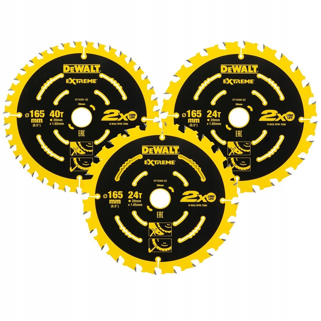 DeWALT DT10397-QZ pilový kotouč pro kotoučovou pilu 3 ks