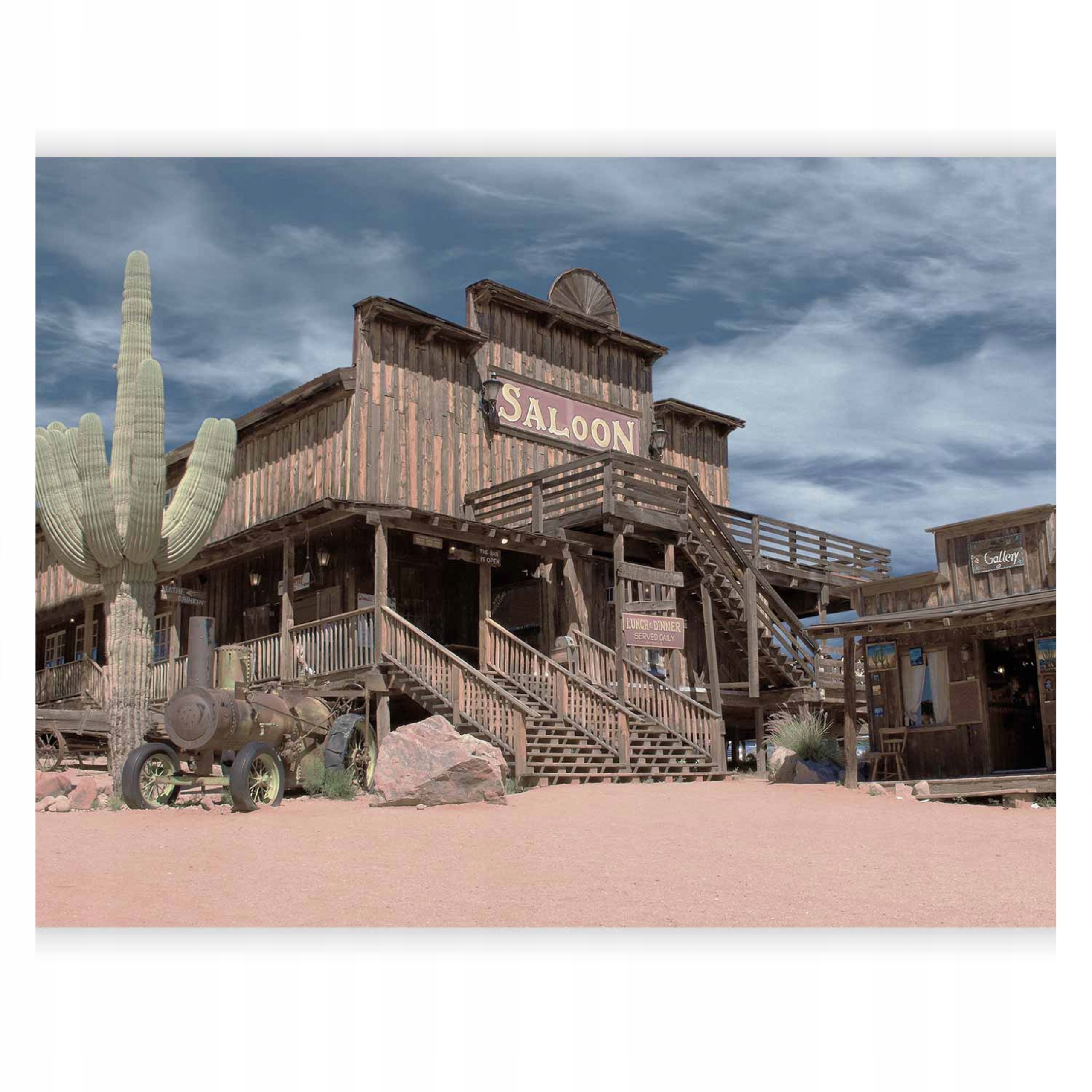 Fototapeta Wodoodporna Stary Saloon Dziki Zachód Western Łazienka 400x280