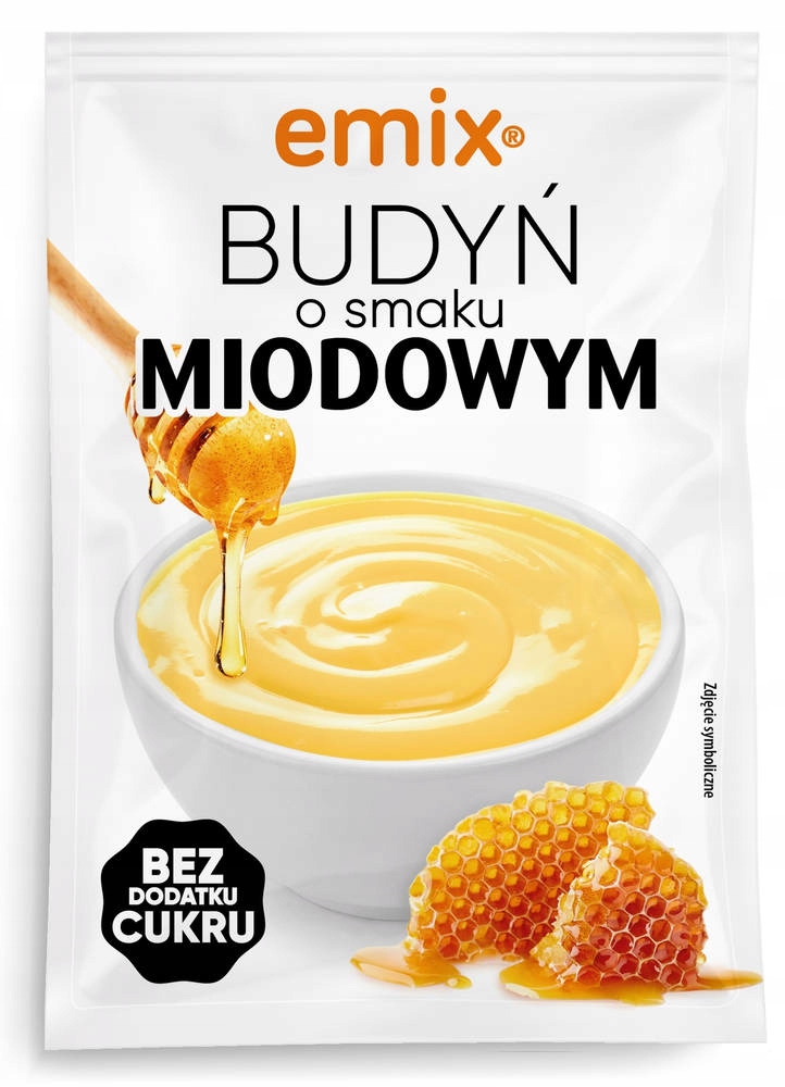 Budyń MIODOWY bez dodatku cukru 40g Emix
