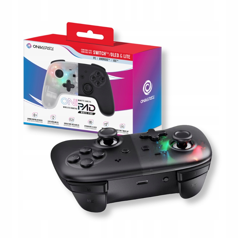 Pad bezprzewodowy do konsoli Nintendo Switch czarny