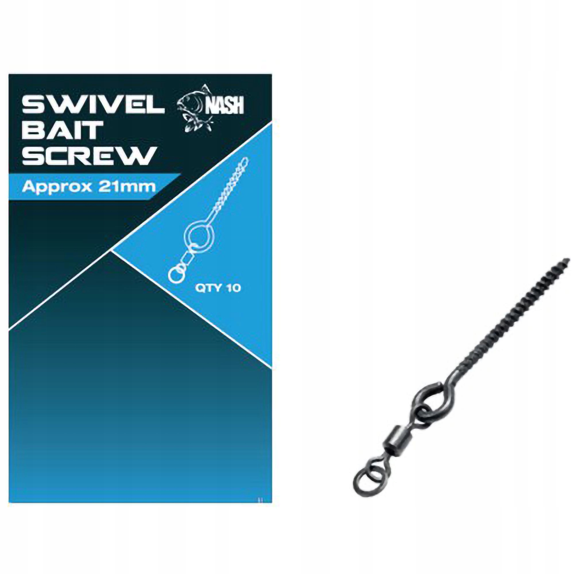 Wkręty Z Krętlikiem Do Przynęt Nash Screw 21 mm