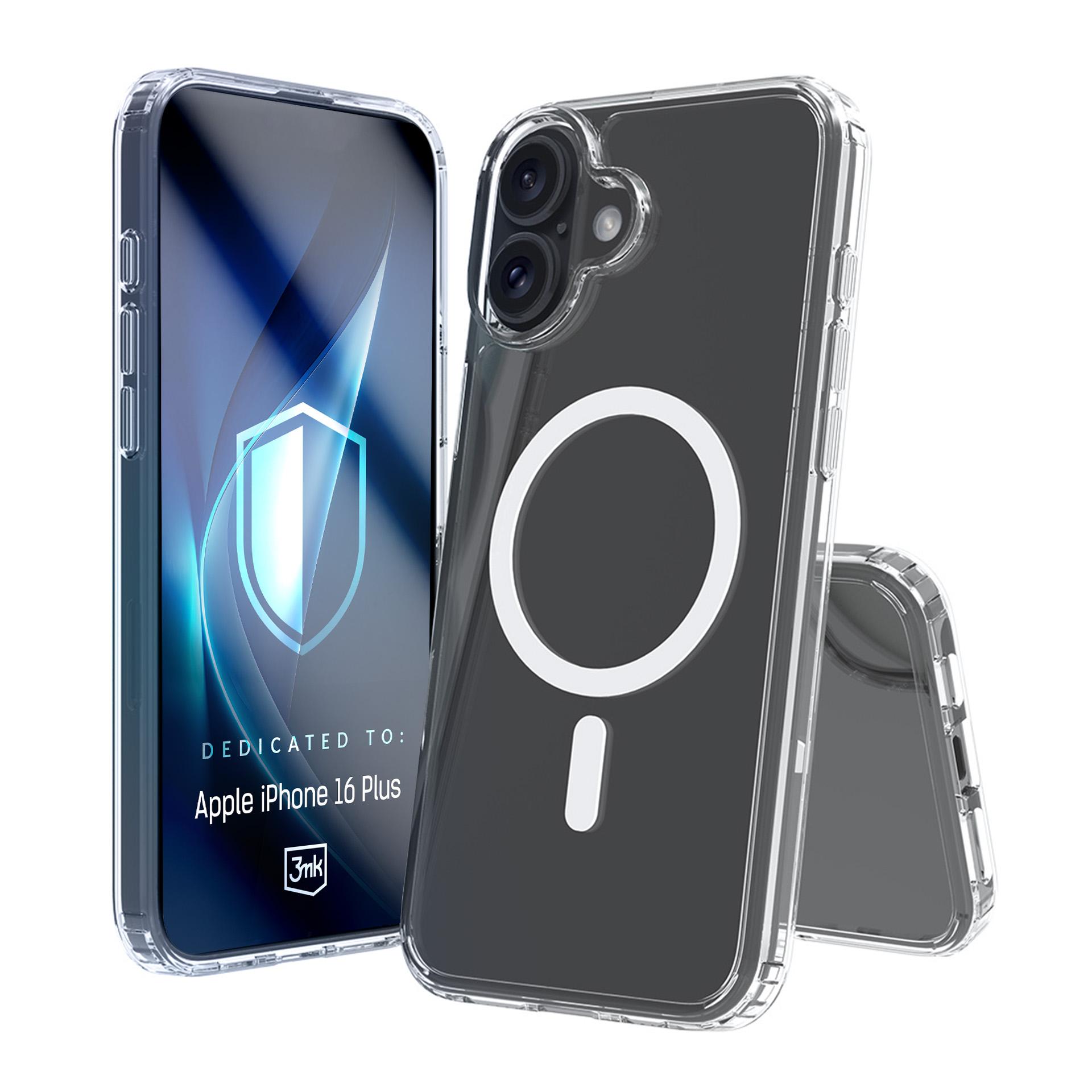 Etui 3mk Armor MagCase na iPhone 16 Plus przezroczyste 3mk Protection