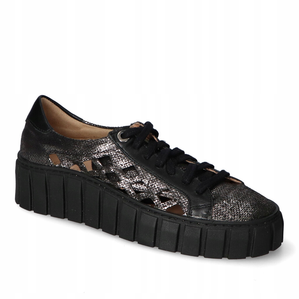 Tenisky Damiss 636 Niekiel len/Černá lico 37